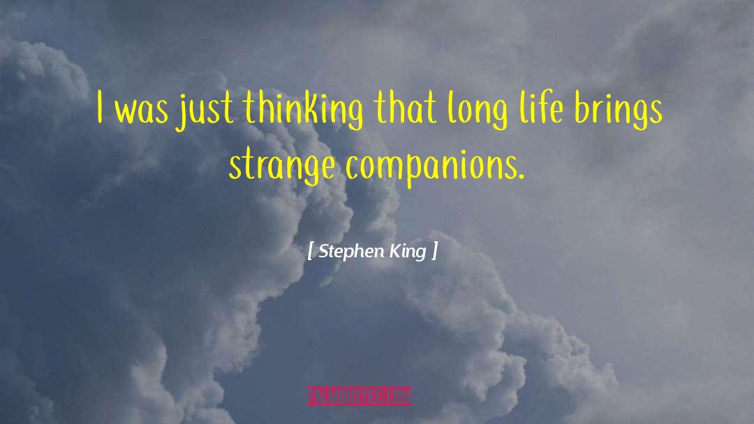 Questioning Life quotes by Stephen King