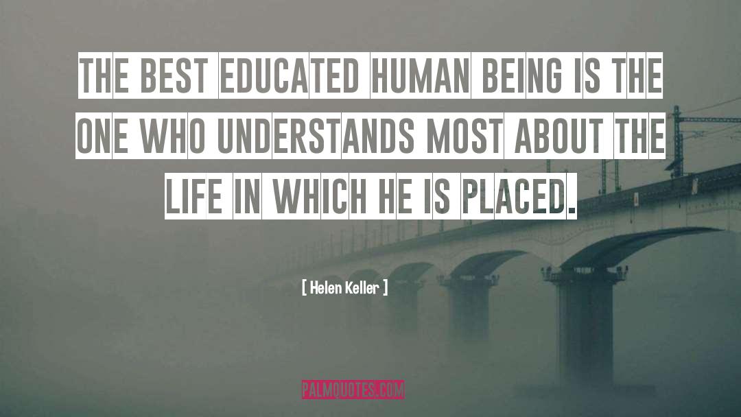 Questioning Life quotes by Helen Keller