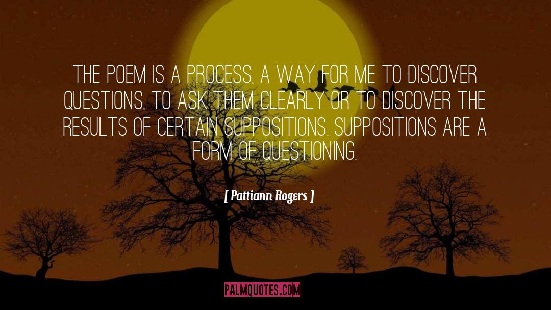 Questioning quotes by Pattiann Rogers