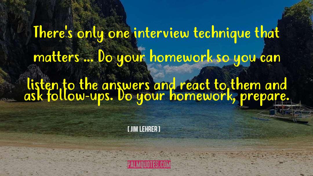 Questions And Answers quotes by Jim Lehrer