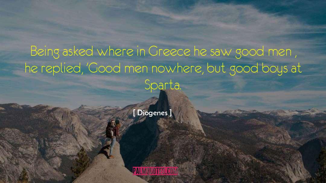 Questions Asked quotes by Diogenes