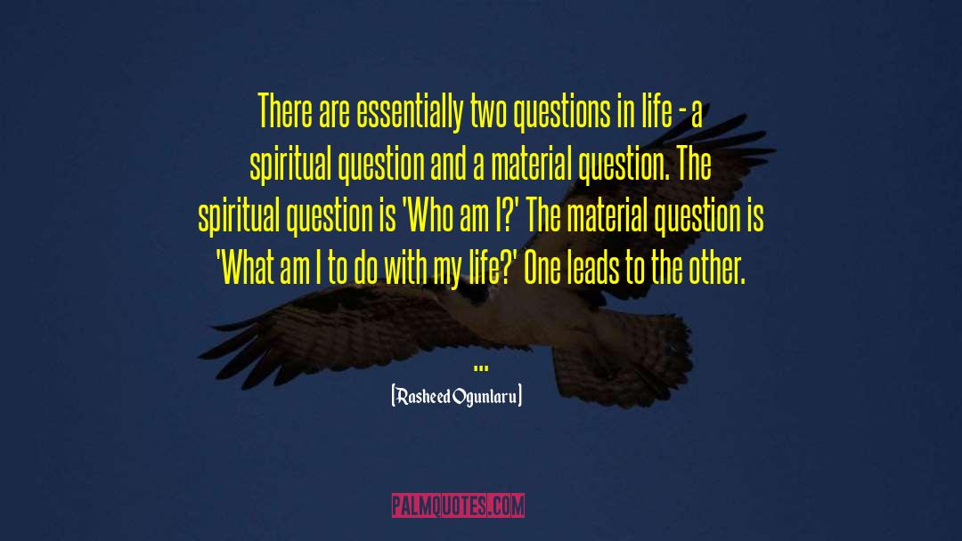 Questions In Life quotes by Rasheed Ogunlaru