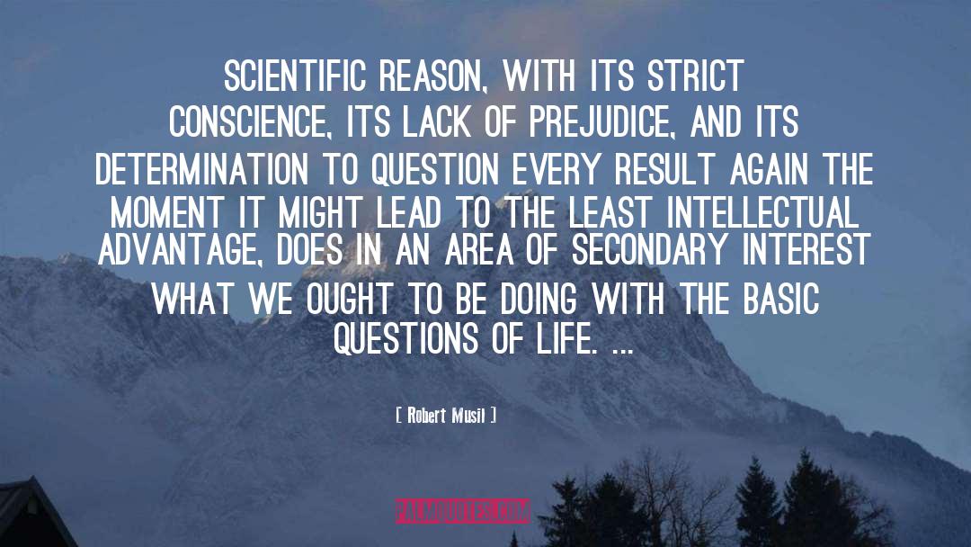 Questions Of Life quotes by Robert Musil