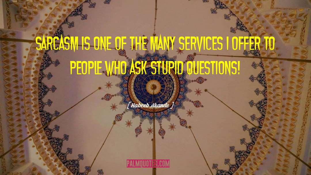 Questions Who Knows quotes by Habeeb Akande