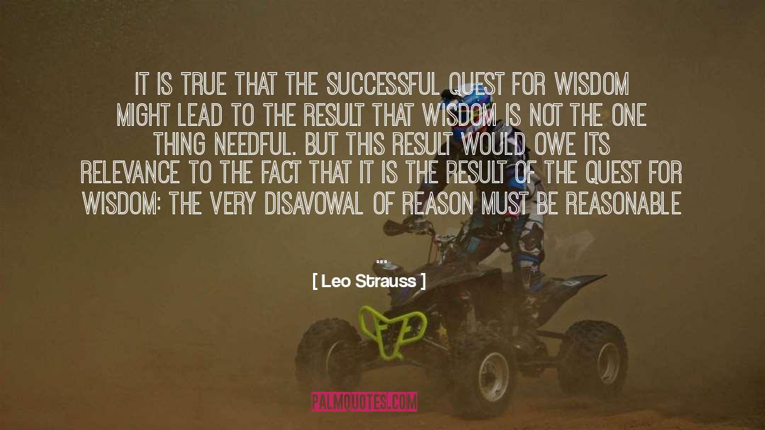 Quests quotes by Leo Strauss