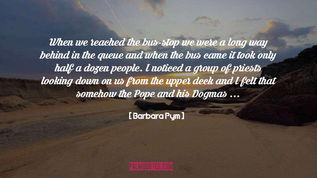 Queue quotes by Barbara Pym