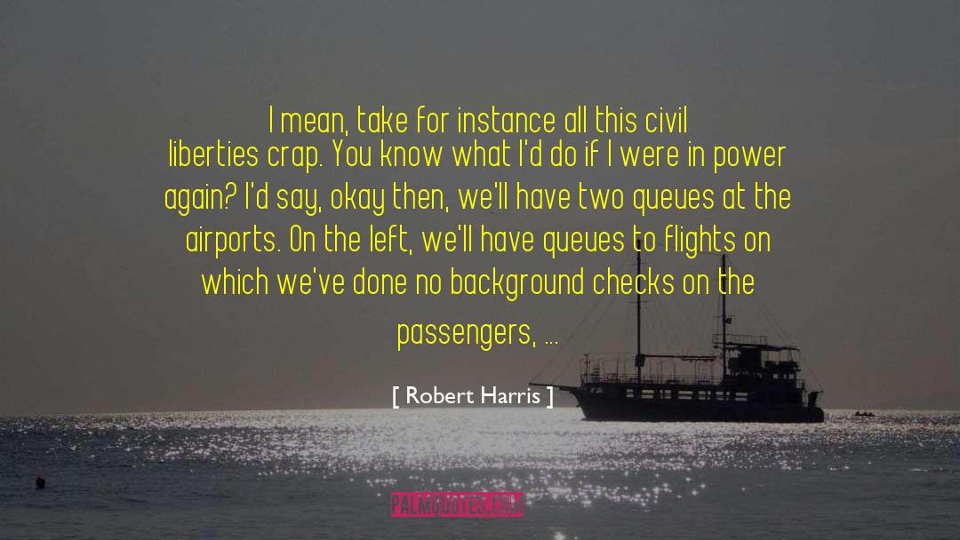 Queue quotes by Robert Harris