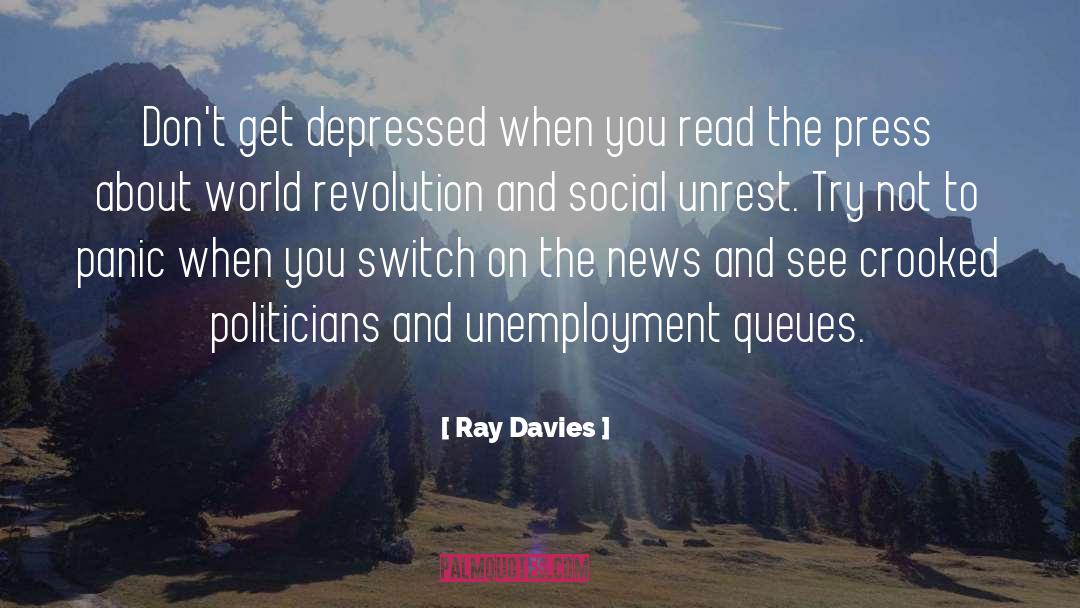 Queues quotes by Ray Davies