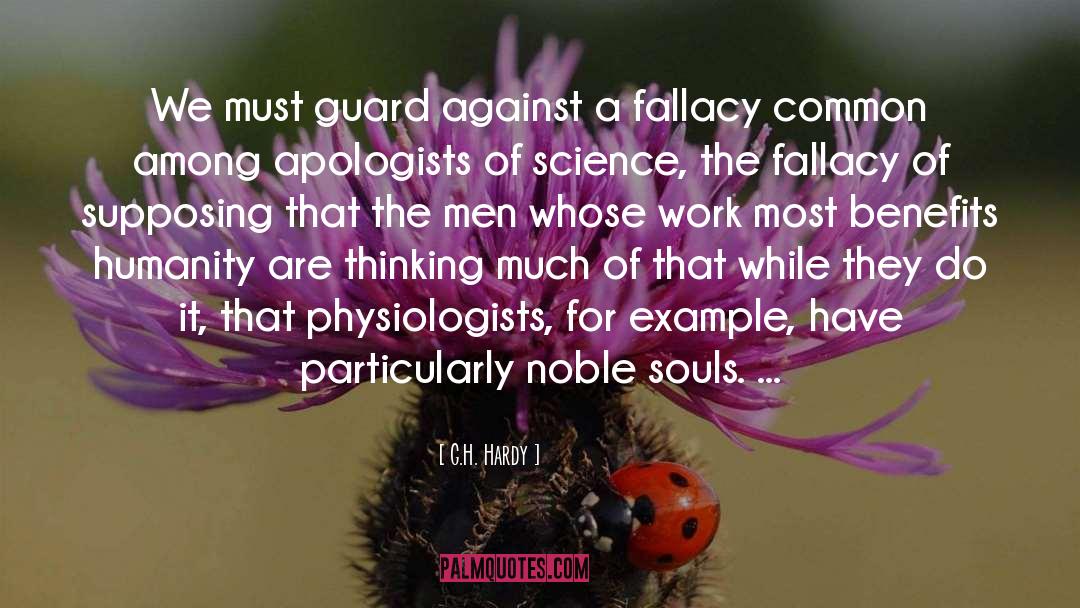 Quibbling Fallacy quotes by G.H. Hardy