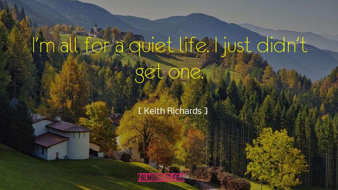 Quiet Life quotes by Keith Richards