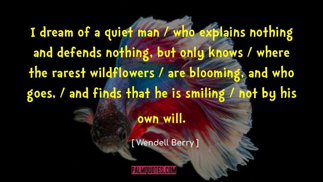 Quiet Man quotes by Wendell Berry