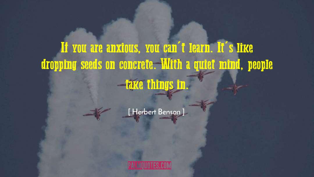 Quiet Mind quotes by Herbert Benson