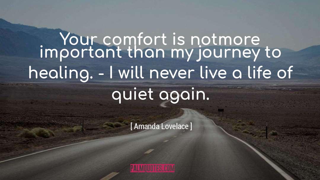 Quiet Space quotes by Amanda Lovelace
