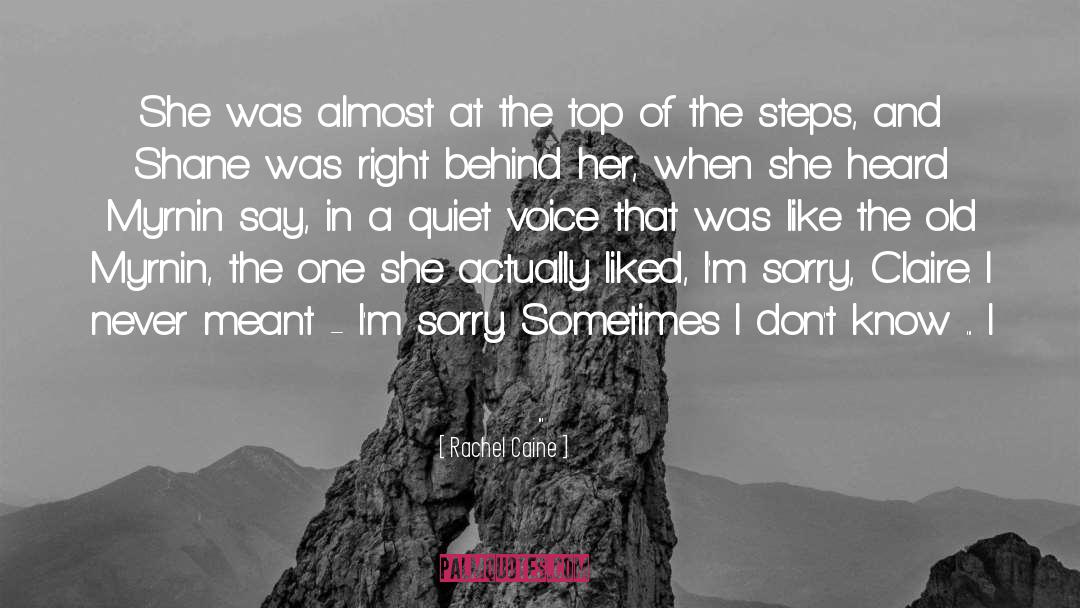 Quiet Voice quotes by Rachel Caine