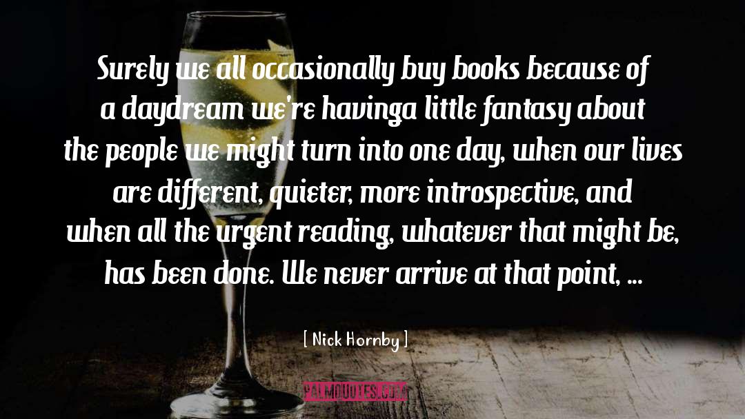 Quieter quotes by Nick Hornby