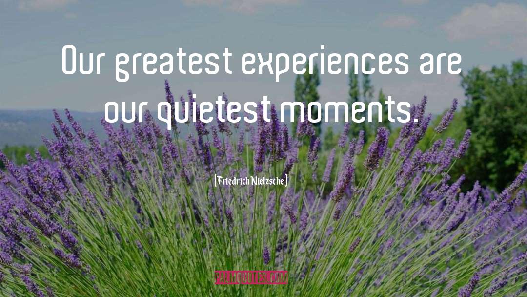 Quietest quotes by Friedrich Nietzsche
