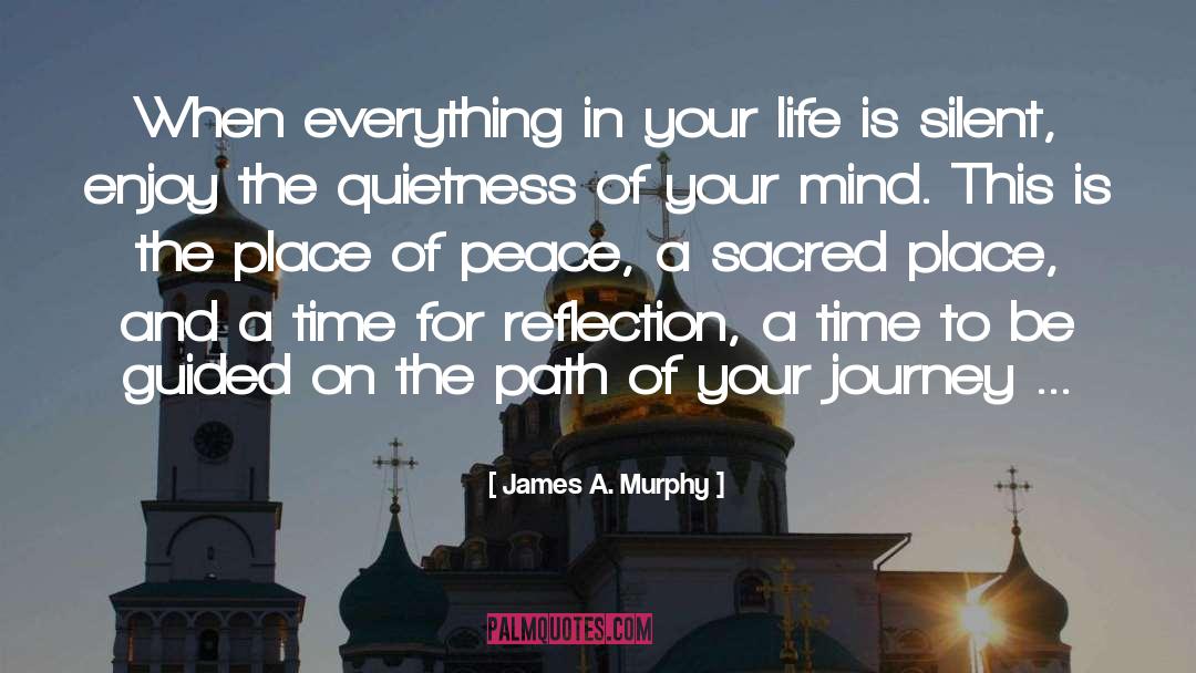 Quietness quotes by James A. Murphy