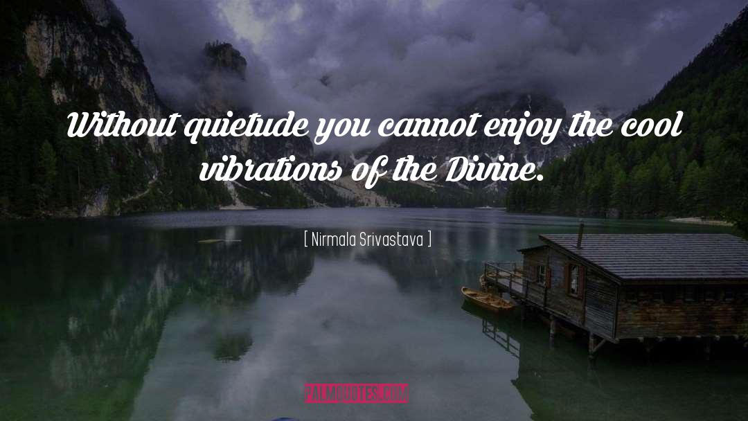 Quietude quotes by Nirmala Srivastava