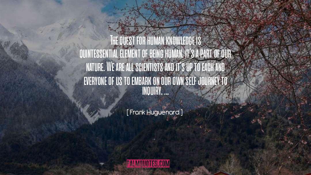 Quintessential quotes by Frank Huguenard