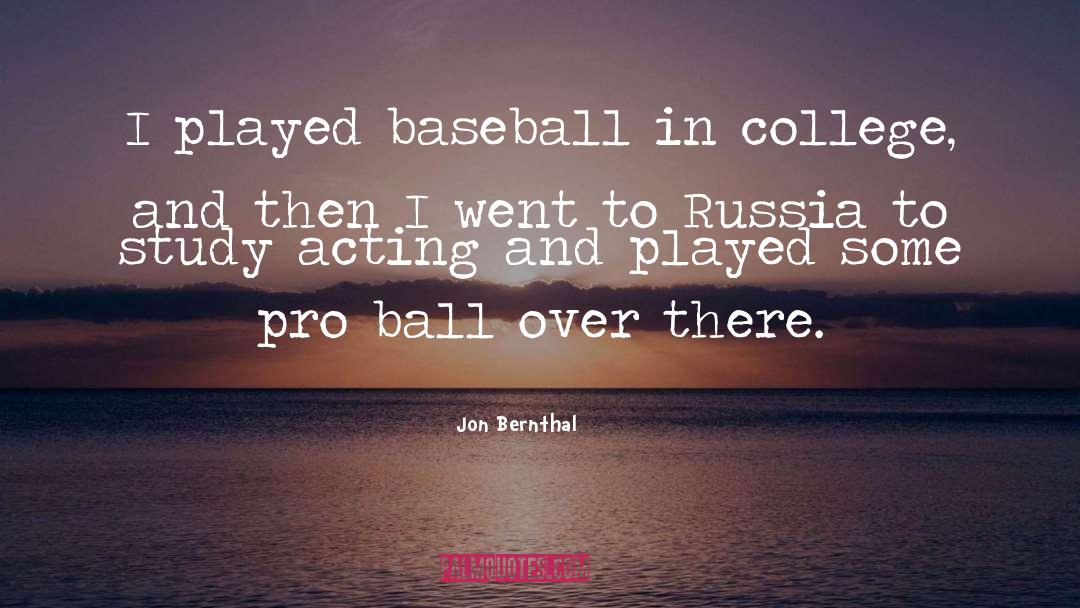 Quisenberry Baseball quotes by Jon Bernthal