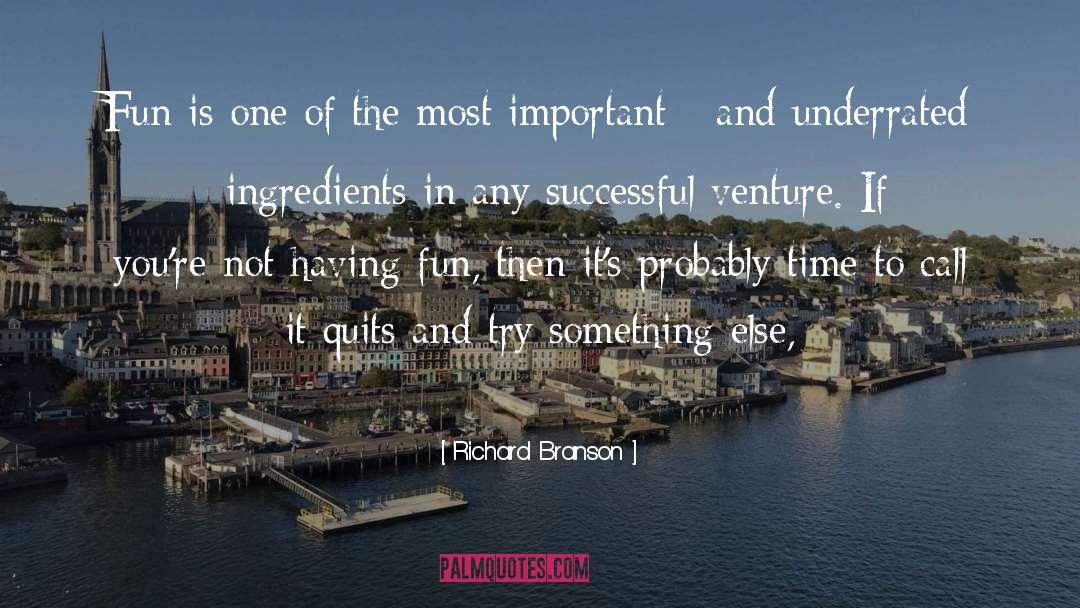 Quits quotes by Richard Branson