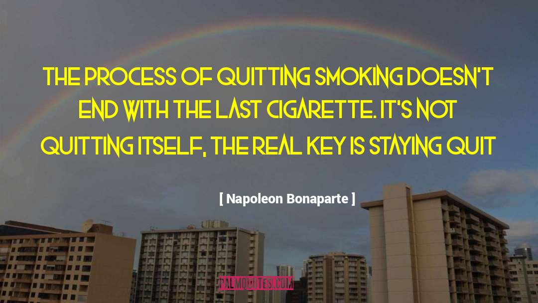 Quitting Smoking quotes by Napoleon Bonaparte