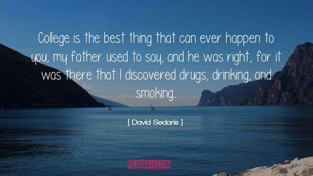 Quitting Smoking quotes by David Sedaris