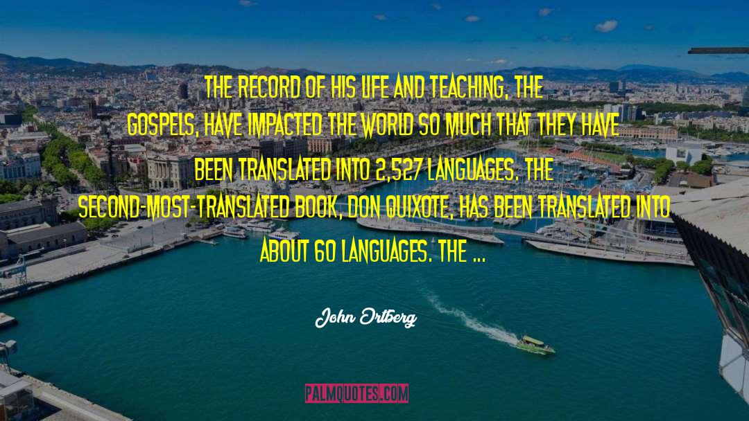 Quixote quotes by John Ortberg