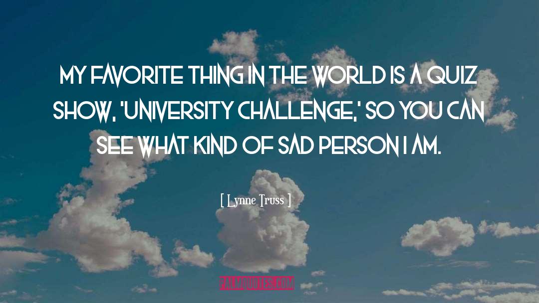 Quiz quotes by Lynne Truss