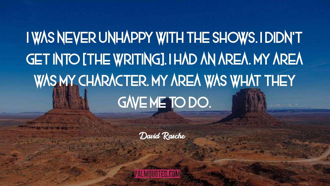 Quiz Shows quotes by David Rasche