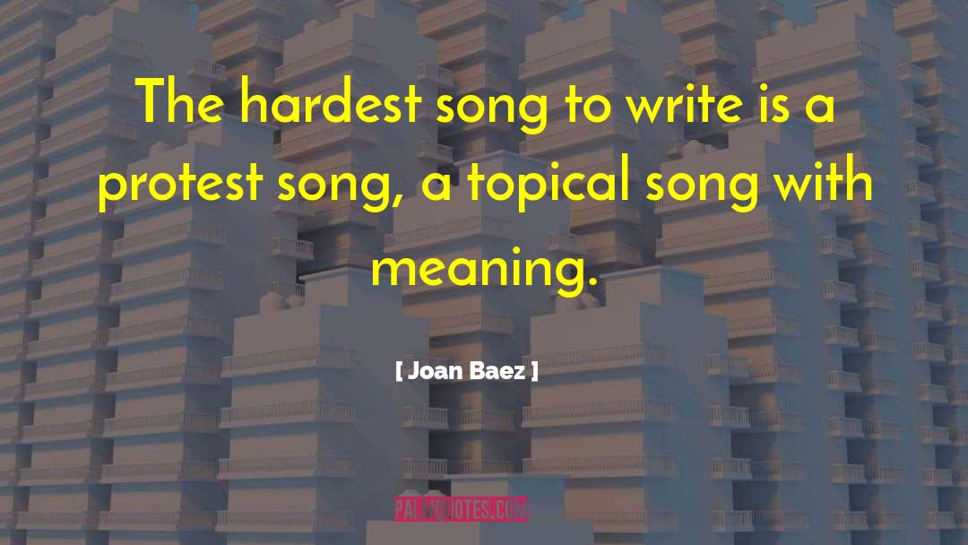 Quizas Song quotes by Joan Baez