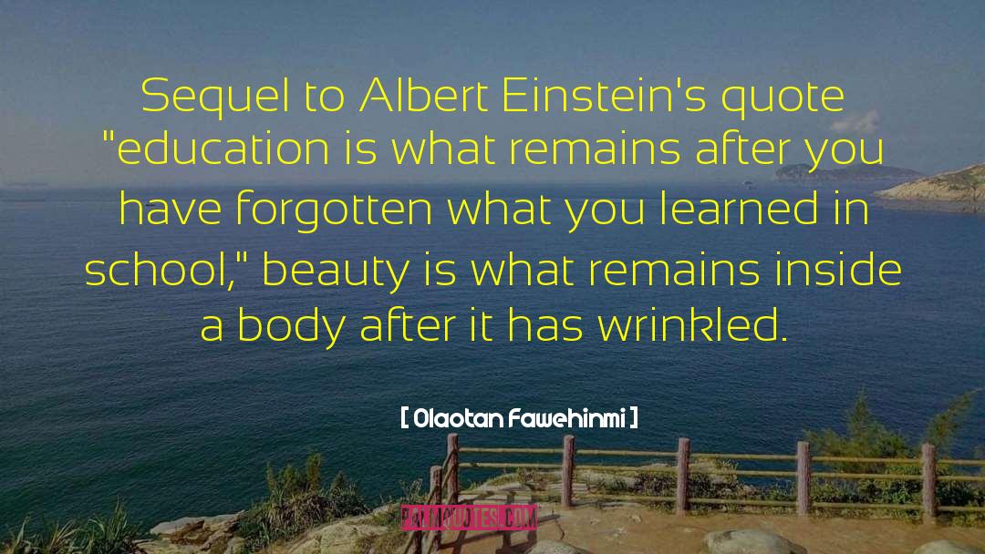 Quotes Of Einstein Good quotes by Olaotan Fawehinmi