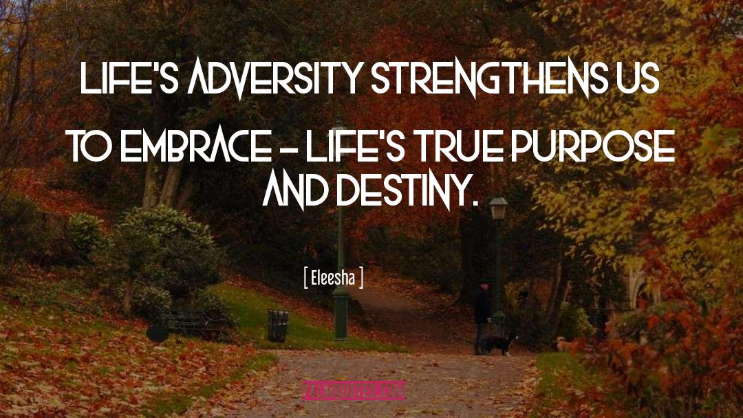 Quotes Solace In Adversity quotes by Eleesha