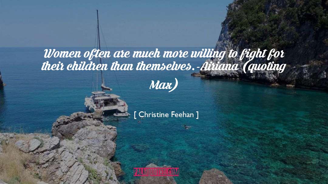 Quoting quotes by Christine Feehan