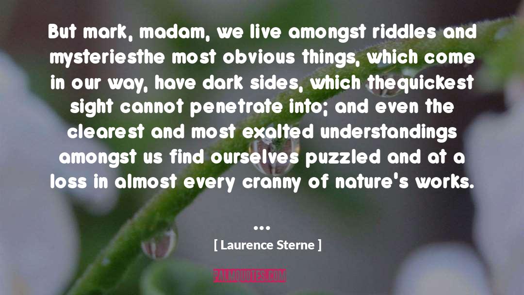 Quoting The Obvious quotes by Laurence Sterne