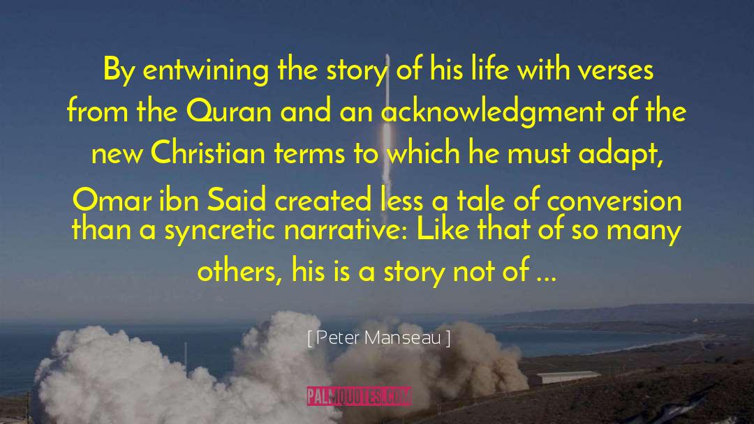 Quran Clarification quotes by Peter Manseau