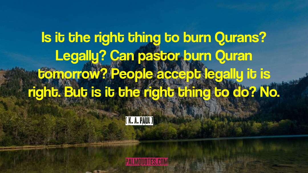 Qurans quotes by K. A. Paul