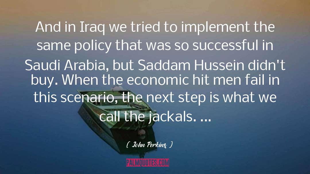 Qusai Hussein quotes by John Perkins