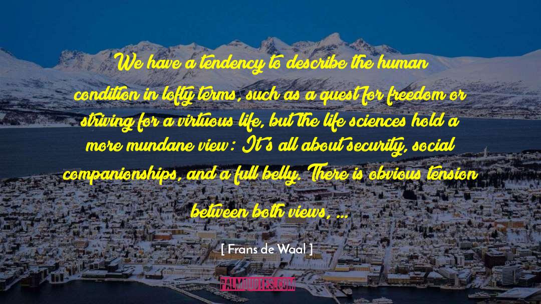 Qutoes About Life quotes by Frans De Waal