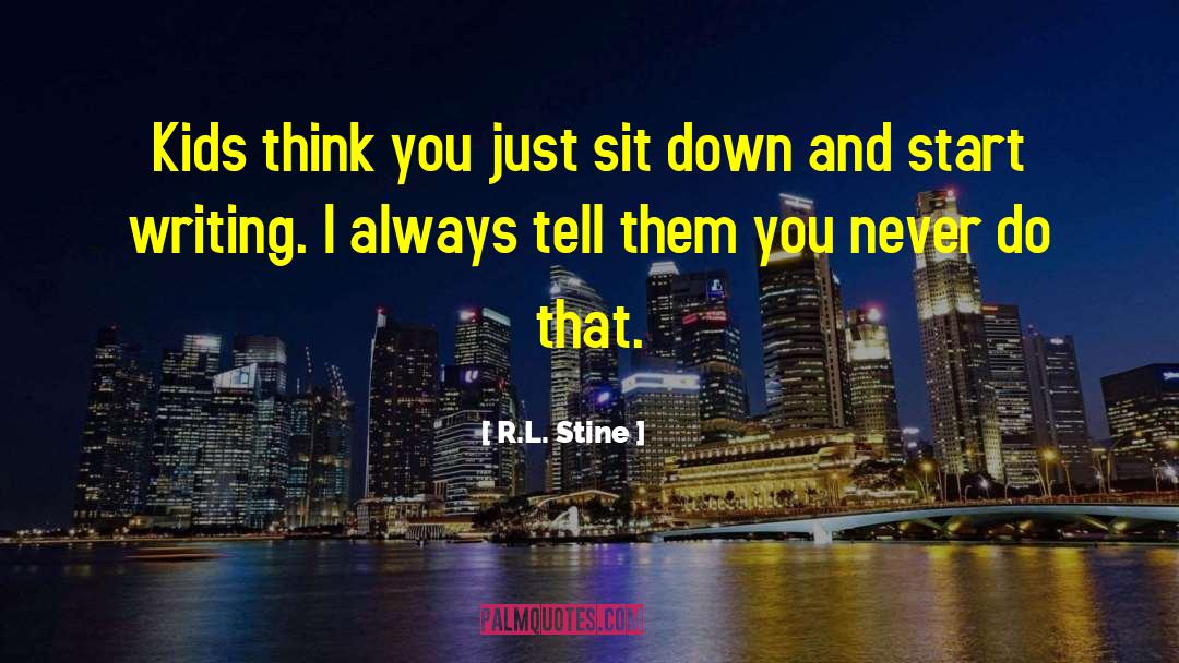 R L Stine quotes by R.L. Stine