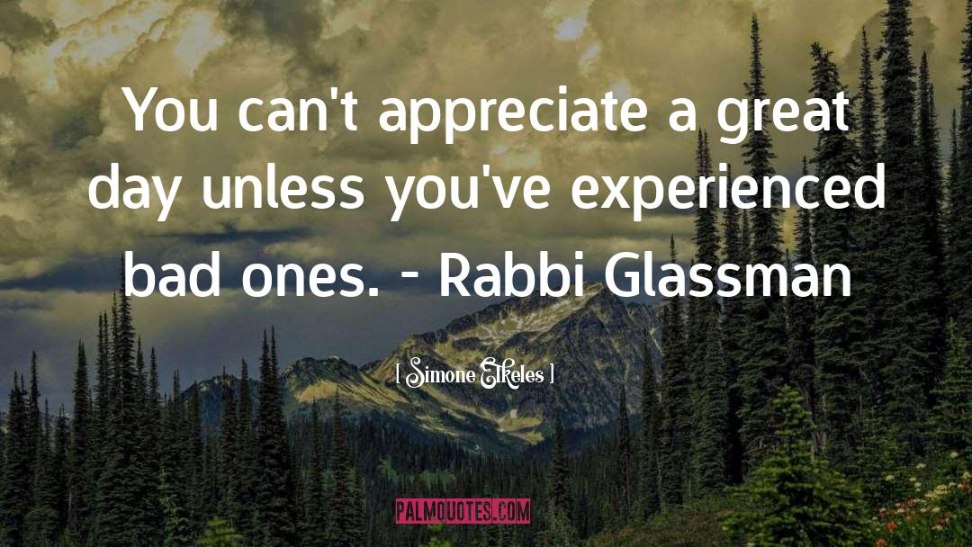 Rabbi quotes by Simone Elkeles