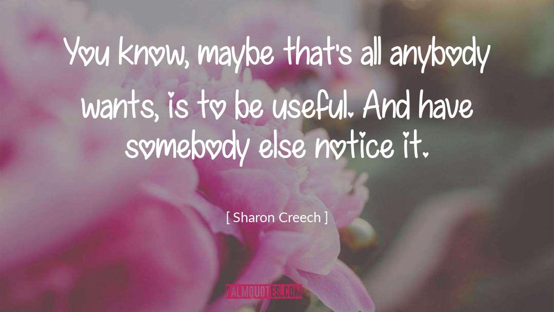 Rabbi Sharon Kleinbaum quotes by Sharon Creech