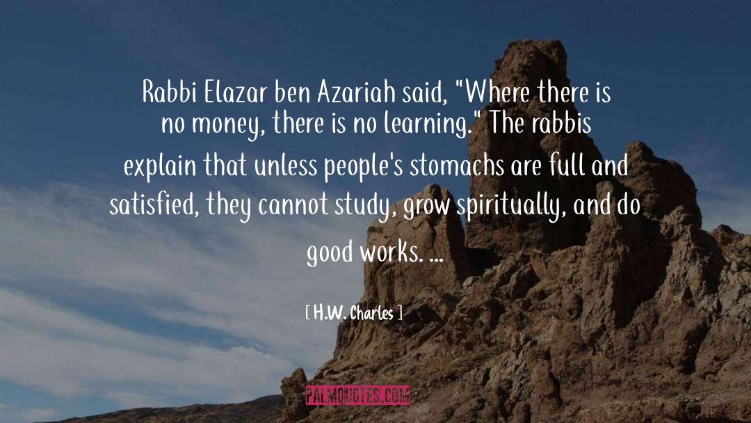 Rabbis quotes by H.W. Charles