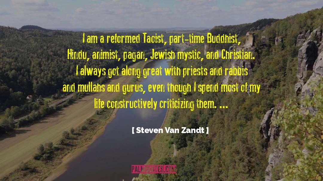 Rabbis quotes by Steven Van Zandt