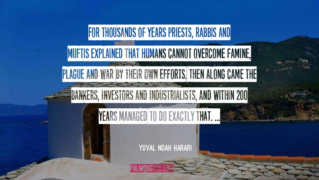 Rabbis quotes by Yuval Noah Harari