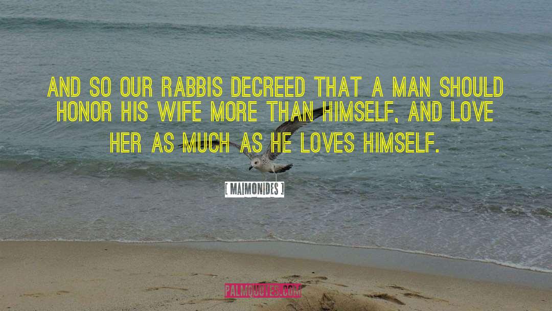 Rabbis quotes by Maimonides