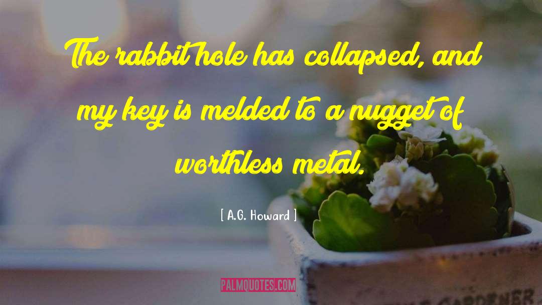 Rabbit quotes by A.G. Howard