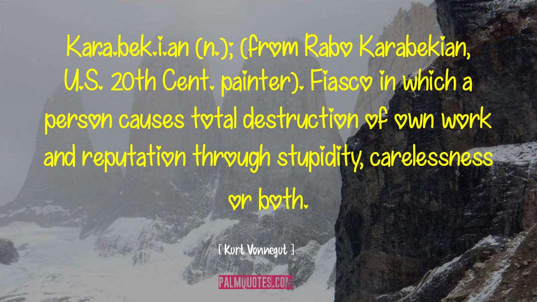 Rabo quotes by Kurt Vonnegut