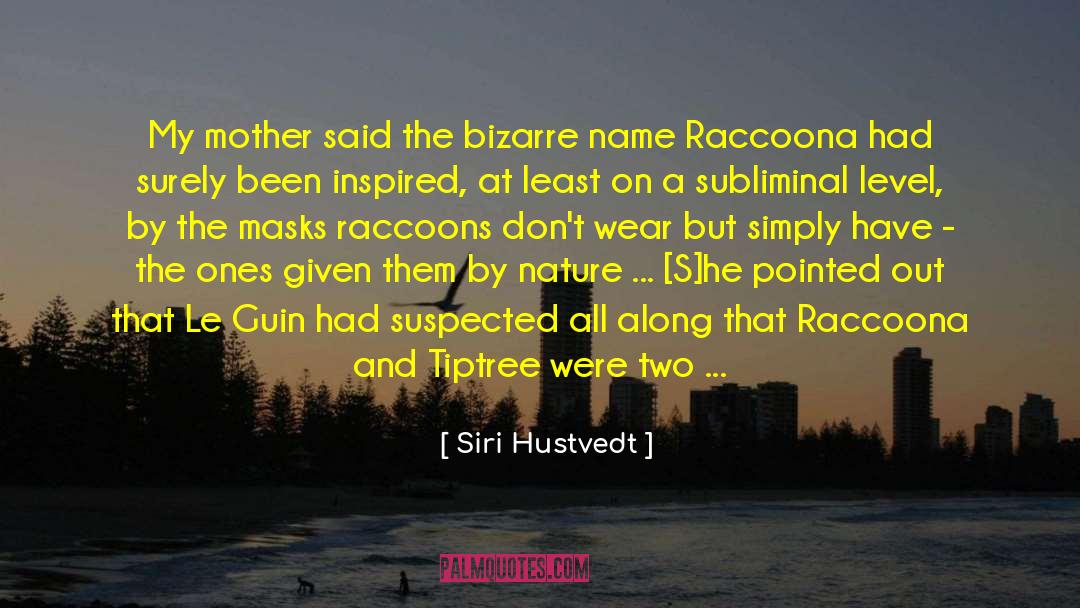 Raccoons quotes by Siri Hustvedt