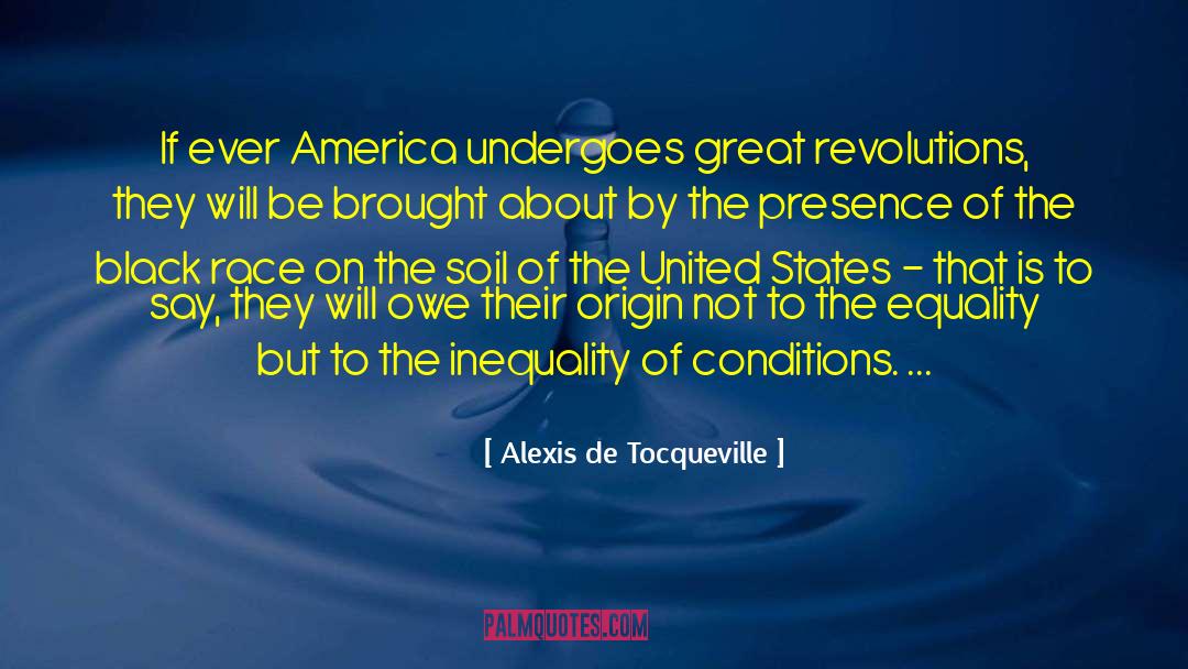 Race America quotes by Alexis De Tocqueville